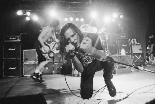 Vedder en una actuación en 1991. Fuente: © Neal Preston/Corbis
