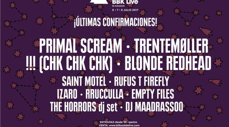 Bbk Live Primal Scream Y Trentemøller Encabezan La última Tanda De Confirmaciones 6784