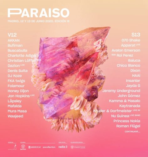 cartel paraiso festival 2020 febrero