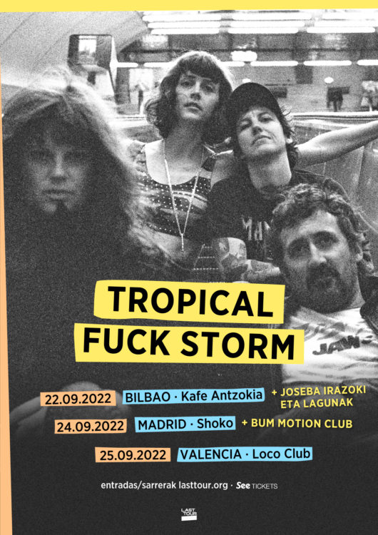 concierto de tropical fuck storm en madrid